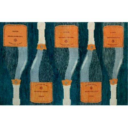 Handknotted Oushak Wool Rug